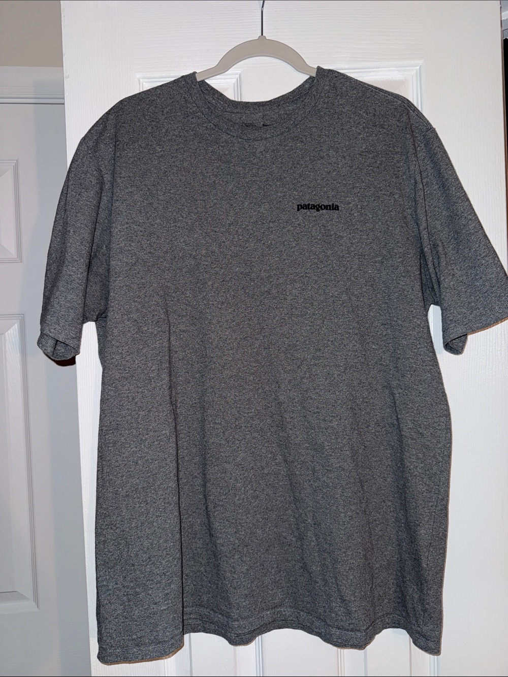 Patagonia Short Sleeve Crew Tee in Heather Gray